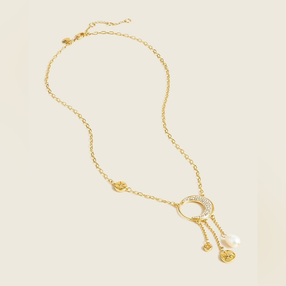 Long charm necklace